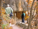 PICTURES/Walnut Canyon - Again/t_Arleen & Sharon Under Overhang2.jpg
